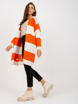Kardigan-TW-SW-BI-M3022.29X-pomarańczowy