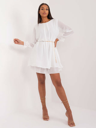 Sukienka-DHJ-SK-17170.00-ecru