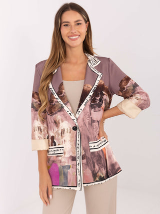 Marynarka-IT-MA-18525.80-ciemny bezowy