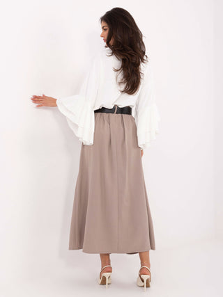 Spódnica-IT-SD-19720.17P-ciemny bezowy