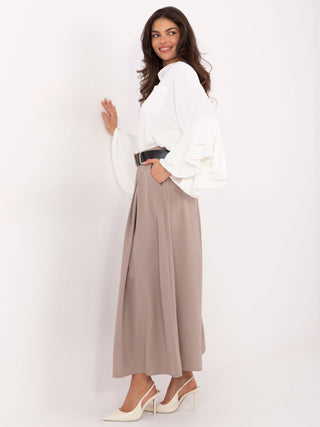 Spódnica-IT-SD-19720.17P-ciemny bezowy