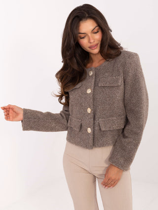 Kurtka-IT-KR-FL9586.64-ciemny bezowy