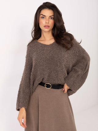 Sweter-CH-SW-72630.79-ciemny bezowy