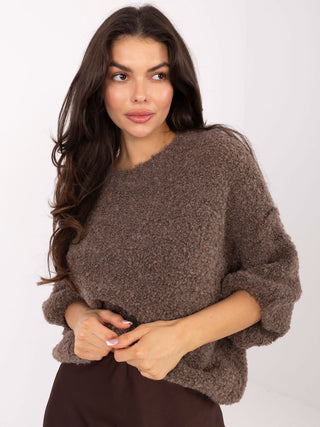 Sweter-IT-SW-72802.77-ciemny bezowy