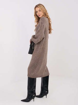 Sukienka-IN-SK-5962.22-ciemny bezowy