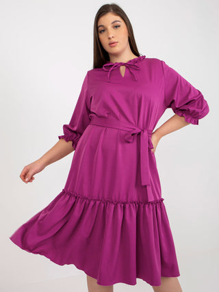 Sukienka-LK-SK-508607.28X-fioletowy