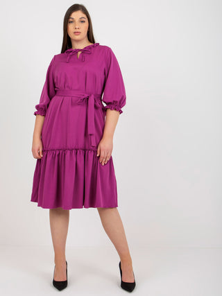 Sukienka-LK-SK-508607.28X-fioletowy