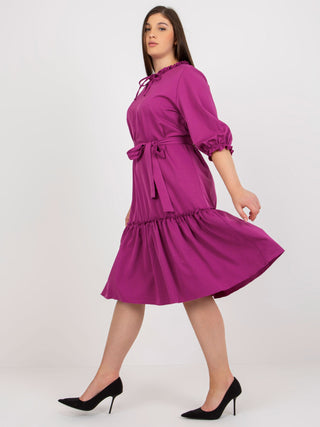 Sukienka-LK-SK-508607.28X-fioletowy