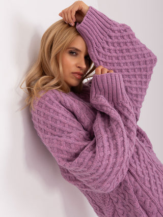Sweter-AT-SW-2367-2.64P-fioletowy
