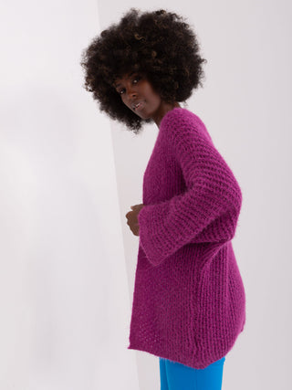 Kardigan-DHJ-SW-2527.02P-fioletowy