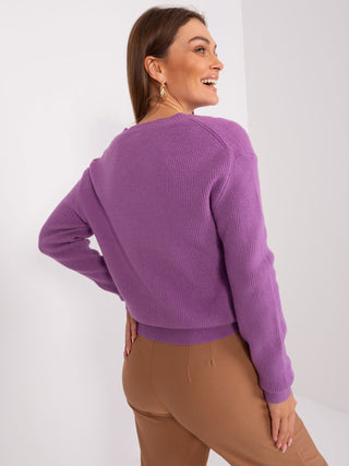 Sweter-PM-SW-PM895.40P-fioletowy