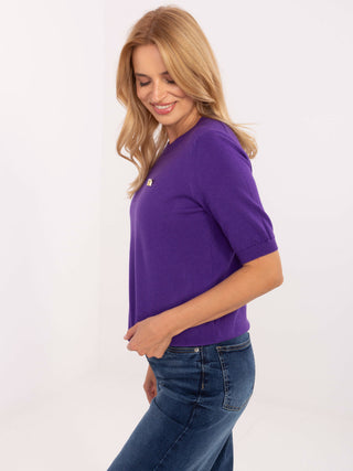 Sweter-PM-SW-Y2508.33-fioletowy