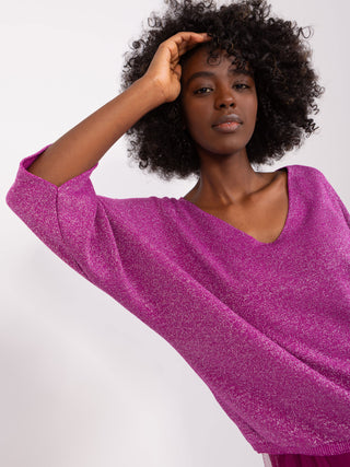 Sweter-GL-SW-DY9517.29-fioletowy