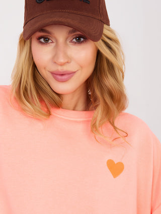 Bluza-MJ-BL-Q2101.84-fluo pomarańczowy