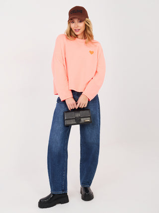 Bluza-MJ-BL-Q2101.84-fluo pomarańczowy