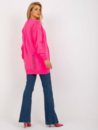 Kardigan-LC-SW-8042.69-fluo różowy