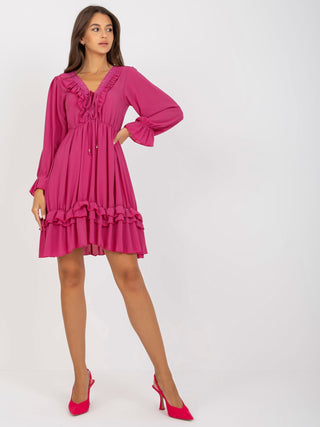 Sukienka-TW-SK-BI-0761.92-fuksjowy