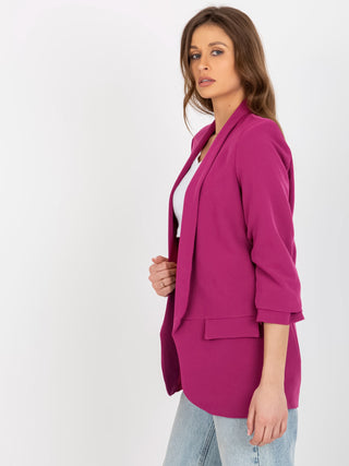 Marynarka-DHJ-MA-7684.15P-ciemny fuksjowy