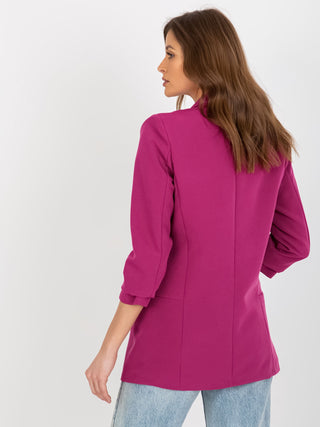 Marynarka-DHJ-MA-7684.15P-ciemny fuksjowy