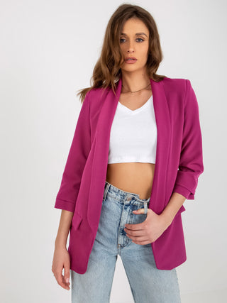 Marynarka-DHJ-MA-7684.15P-ciemny fuksjowy