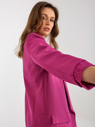 Marynarka-DHJ-MA-7684.15P-ciemny fuksjowy