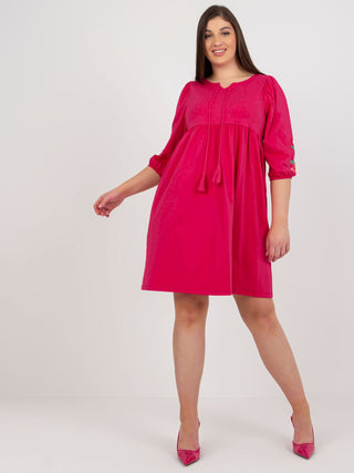 Sukienka-RV-SK-8528.55P-fuksjowy