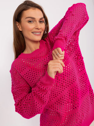 Sweter-BA-SW-9007.85P-fuksjowy