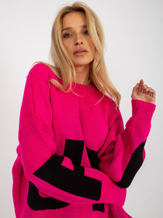 Sweter-LC-SW-8050.95P-fuksjowy