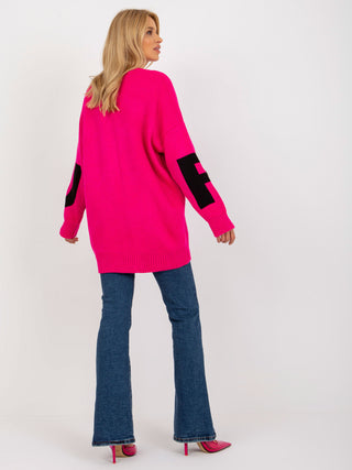 Sweter-LC-SW-8050.95P-fuksjowy