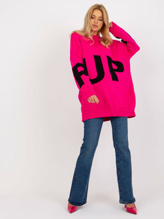 Sweter-LC-SW-8050.95P-fuksjowy