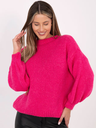 Sweter-MI-SW-1909.68-fuksjowy