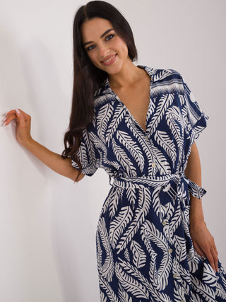 Sukienka-DHJ-SK-19208.09X-granatowy