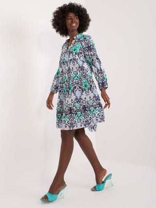 Sukienka-D73771Z30425A-granatowy