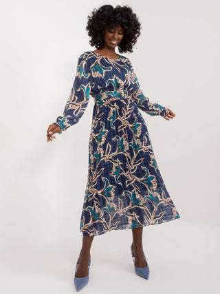 Sukienka-DHJ-SK-13928.42-granatowy