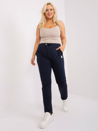 Spodnie dresowe-RV-DR-8930-1.35P-granatowy