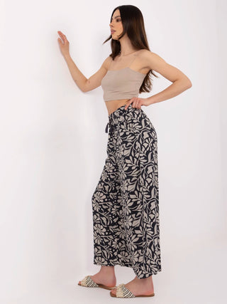 Spodnie-D73771M62237H-granatowy