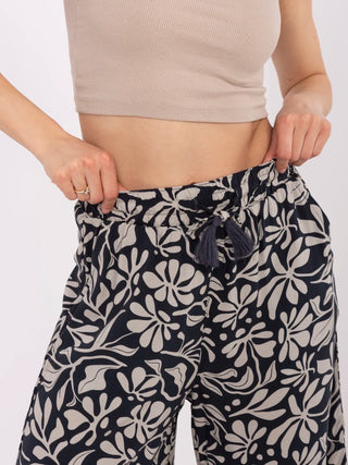 Spodnie-D73771M62237H-granatowy