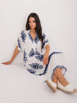 Sukienka-DHJ-SK-17951.03X-biało-granatowy