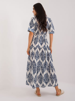 Sukienka-DHJ-SK-19125.10X-biało-granatowy