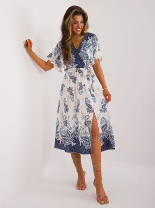 Sukienka-DHJ-SK-19277.13-biało-granatowy