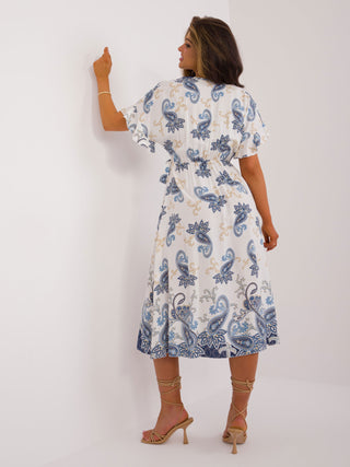 Sukienka-DHJ-SK-19277.13-biało-granatowy