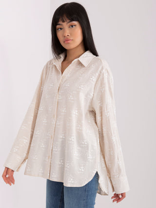 Koszula-LK-KS-509384.98-jasny beżowy