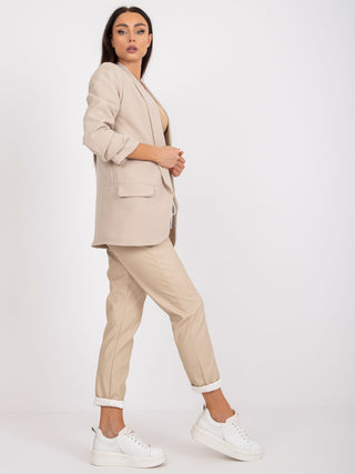 Marynarka-DHJ-MA-7684.15P-jasny beżowy