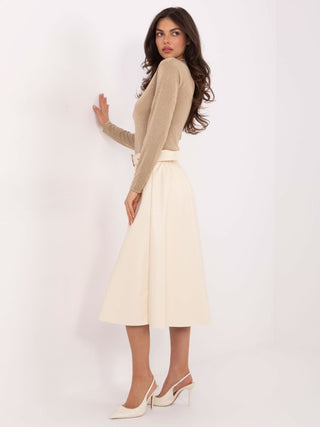 Spódnica-DHJ-SD-A1997.76-jasny beżowy