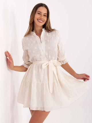 Sukienka-LK-SK-510085.06-jasny beżowy