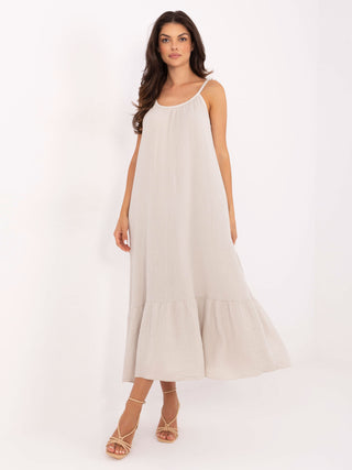 Sukienka-TW-SK-BI-12-1197.98-jasny beżowy