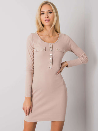 Sukienka-RV-SK-5079-1.17P-beżowy