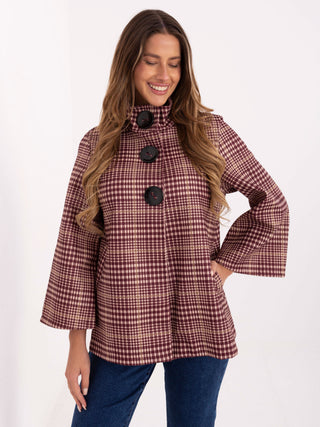 Płaszcz-IT-PL-31820.25-bordowy