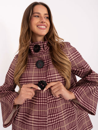 Płaszcz-IT-PL-31820.25-bordowy