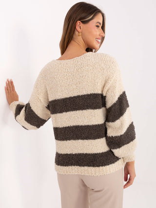 Sweter-MI-SW-WK3031.22-jasny beżowy